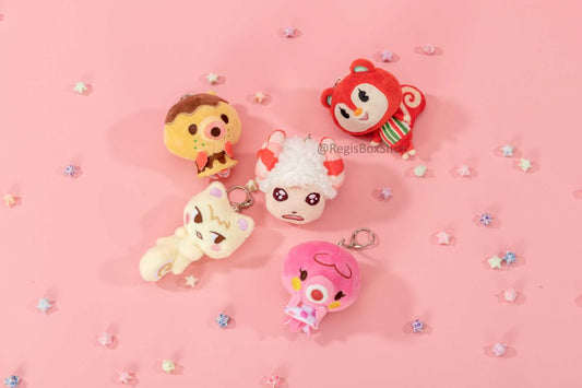 Cute ACNH Plush Keychains Collection