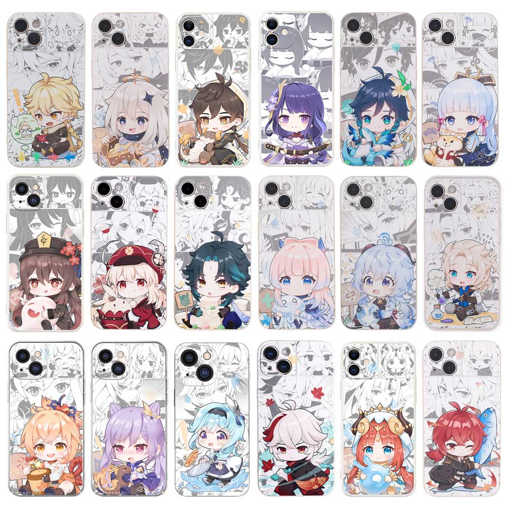 Chibi Genshin Impact iPhone Cases