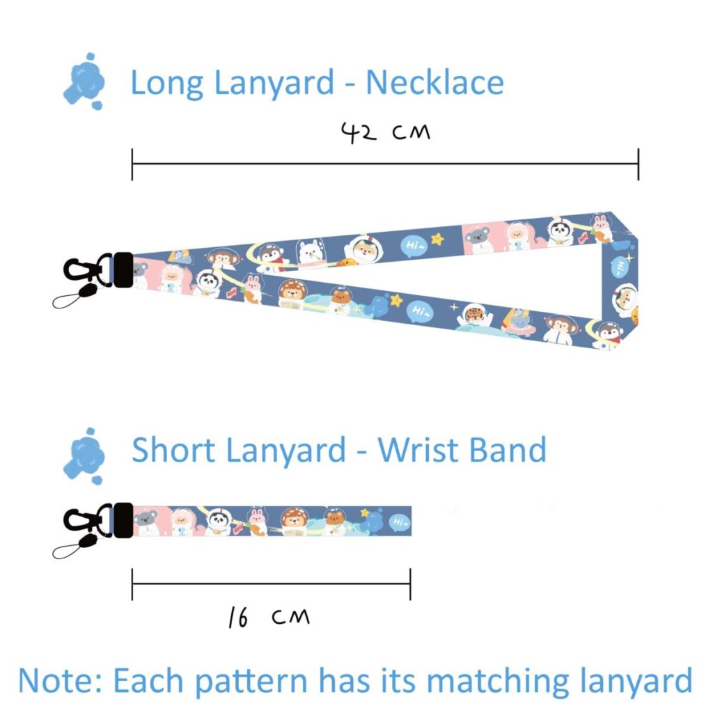 Cute Animal Lanyard with Charm