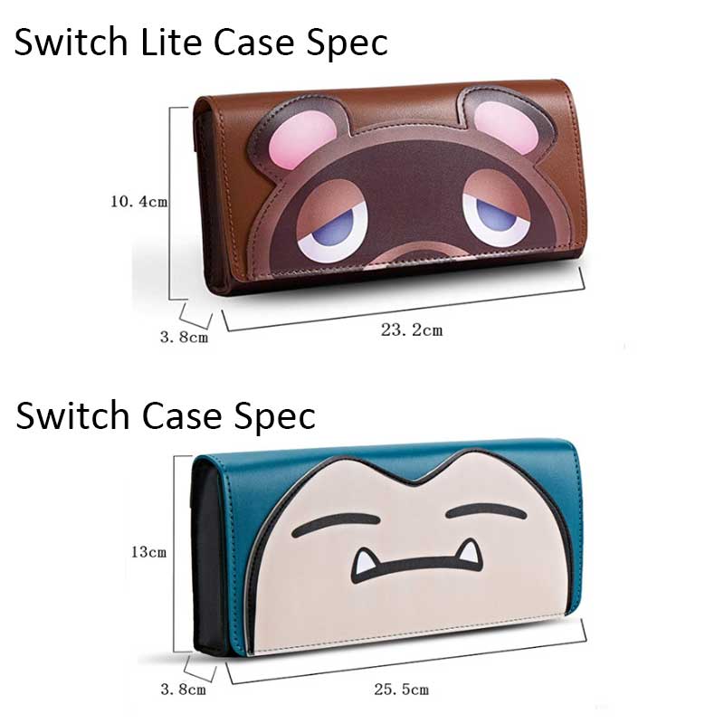 Cute and Waterproof PU Leather Switch Cases