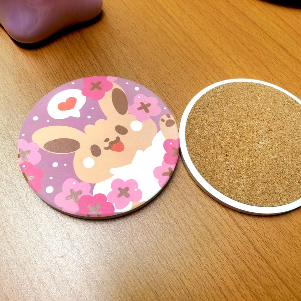 Cute Coasters with Chibi Pokemon design