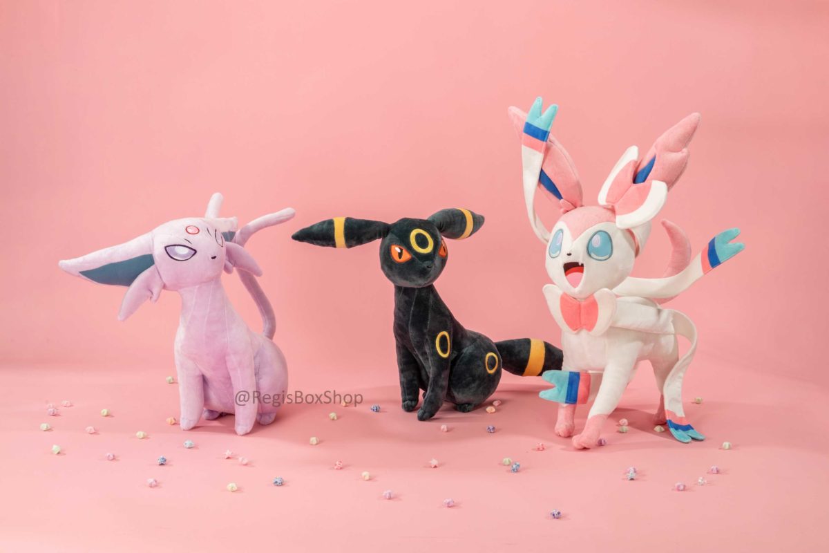 Cute and Detailed Evolution Plushies