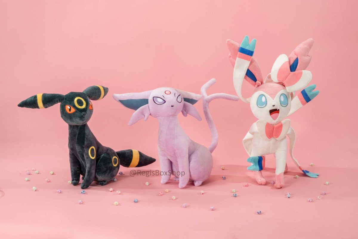 Cute and Detailed Evolution Plushies