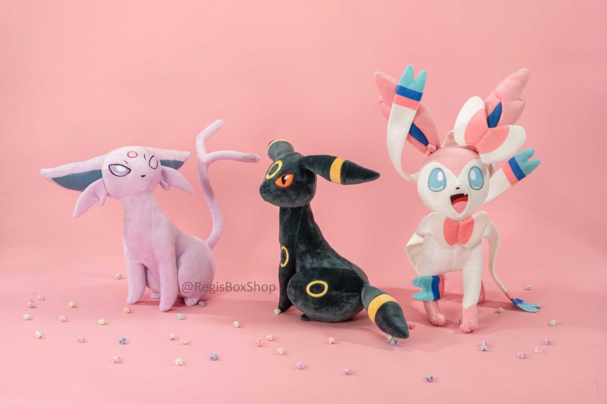 Cute and Detailed Evolution Plushies