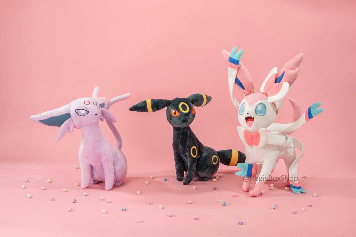 Cute and Detailed Evolution Plushies