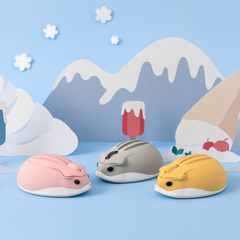 Cute Hamster Wireless Mouse with USB