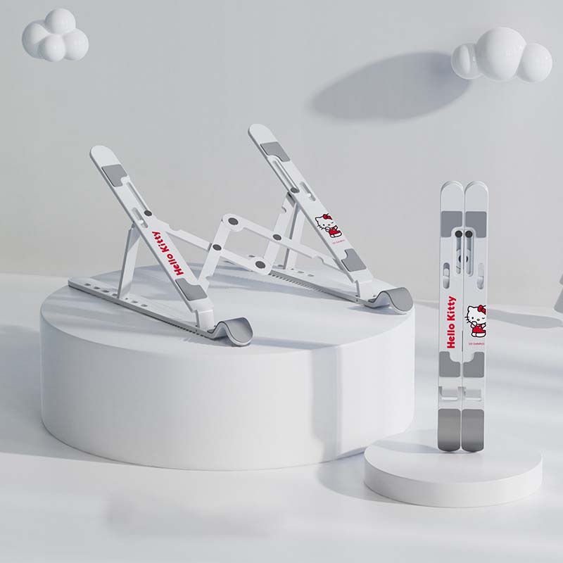 hello kitty Official Sanrio Laptop Stand Desktop Foldable Travel Macbook Stand (6)