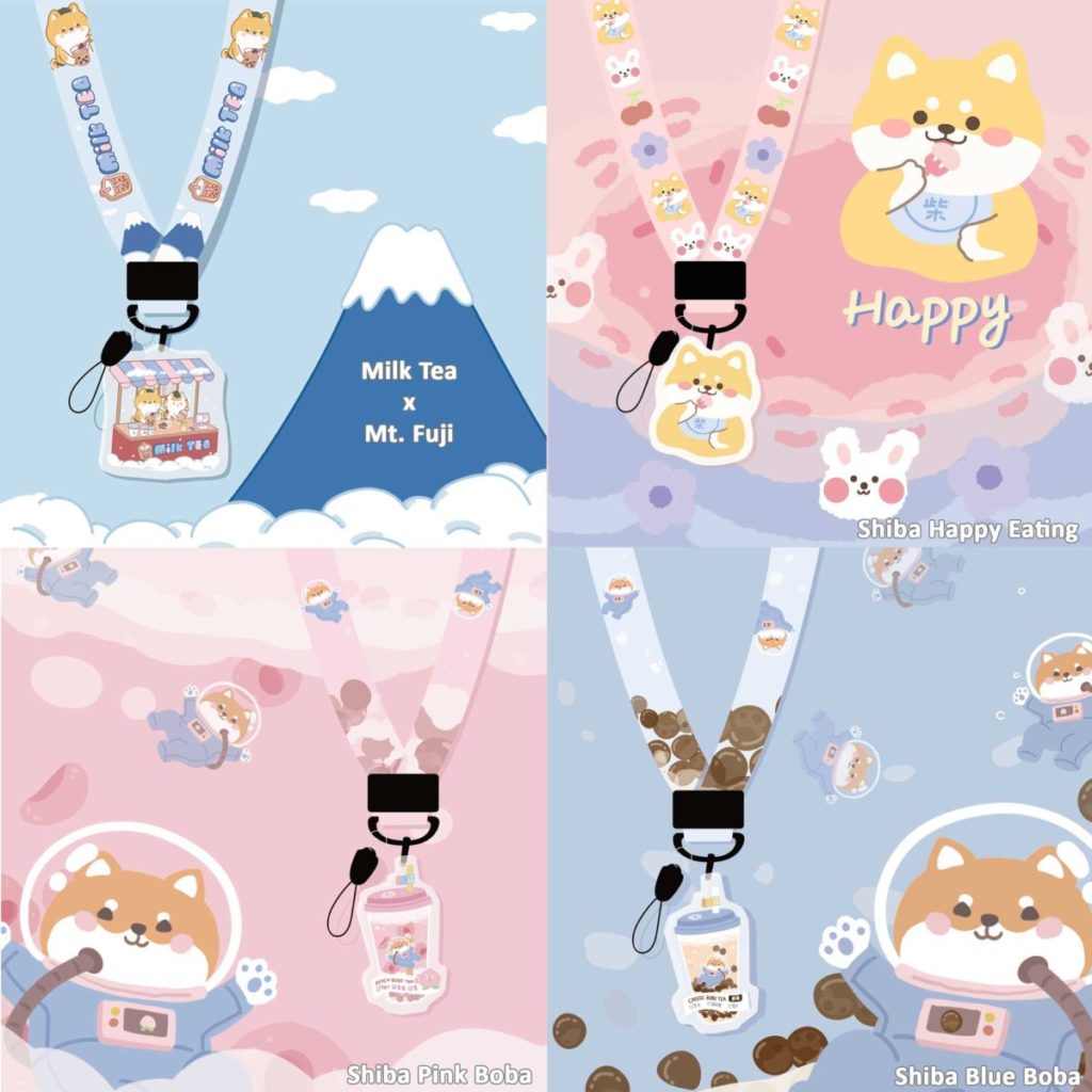 kawaii phone necklace lanyard wristlet cute lanyards keychain college student gifts (3)