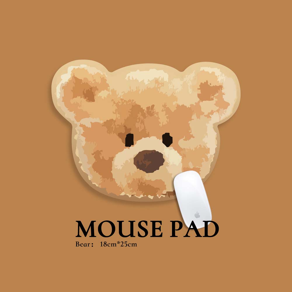 Cute Bear Mouse Pad with Grip