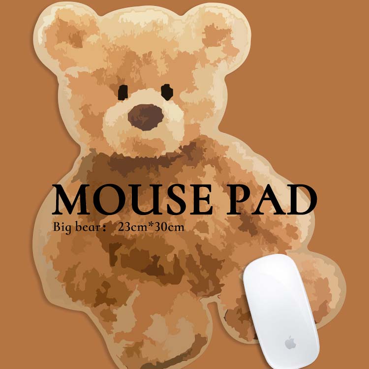 Cute Bear Mouse Pad with Grip
