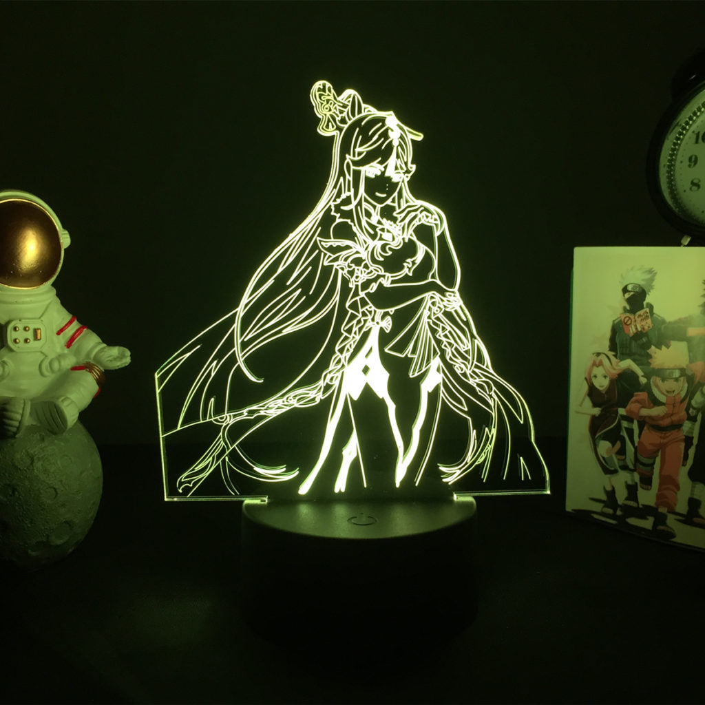 ningguang Gesnhin Impact LED Light liyue qixing Genshin Desktop Lamp Cool Genshin Gifts