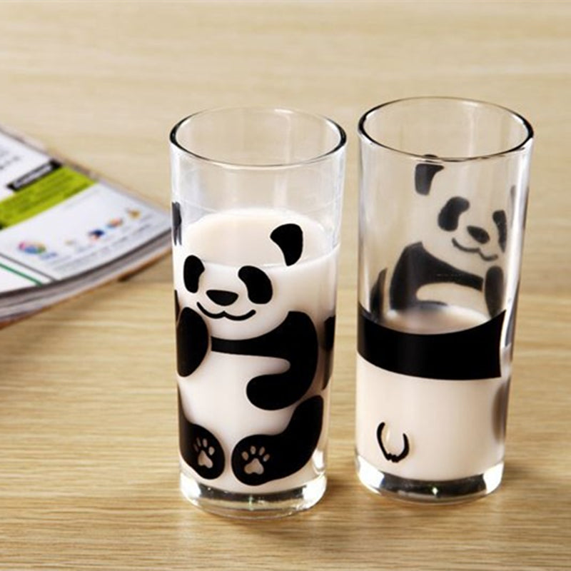 Cute Panda Highball Drinking Glass