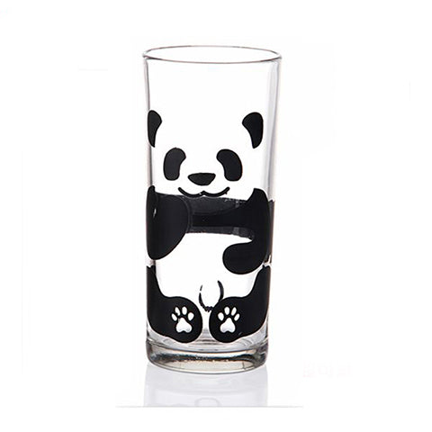 Cute Panda Highball Drinking Glass