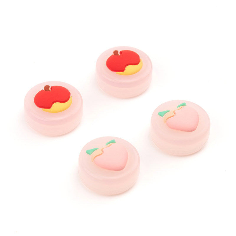peach Fruit Switch Thumb Grips Cute Joystick Caps Kawaii Switch Accessories (2)