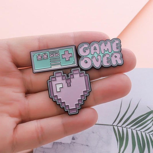 Set of 3 Gaming Pins Collection