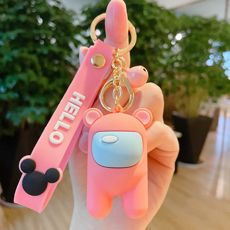 regisbox among us keychain cute among us gift key ring imposter penfant crewmate (6)