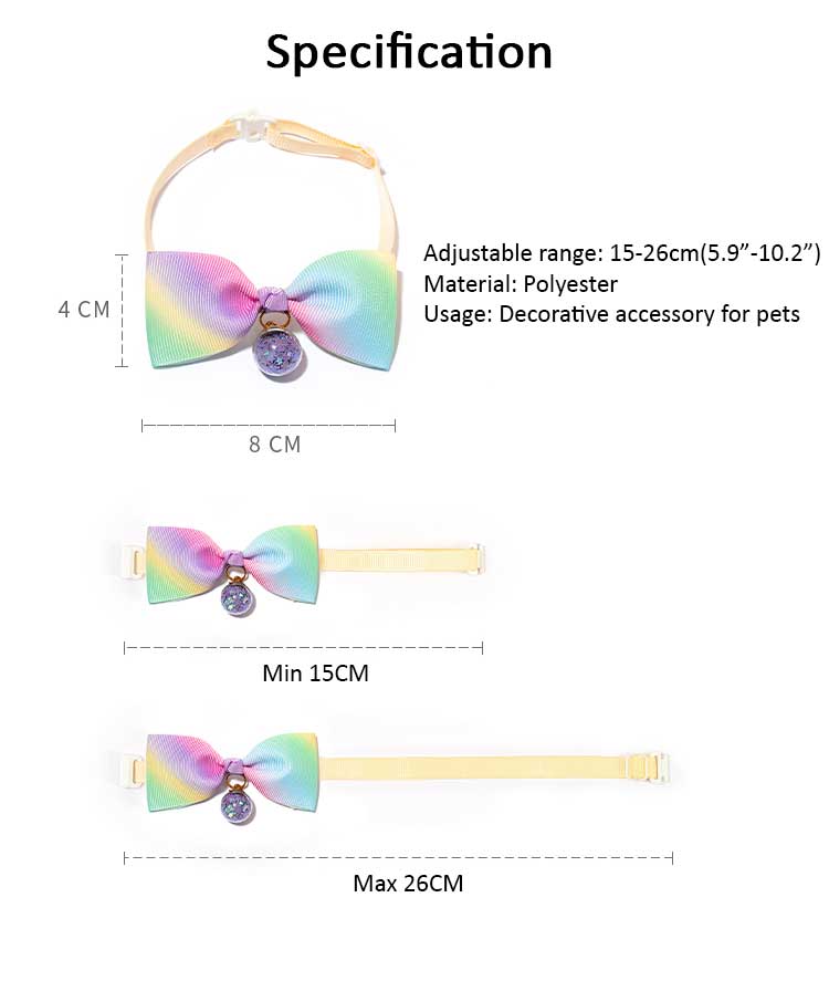 Halloween Bow Tie Collar Set for Pets