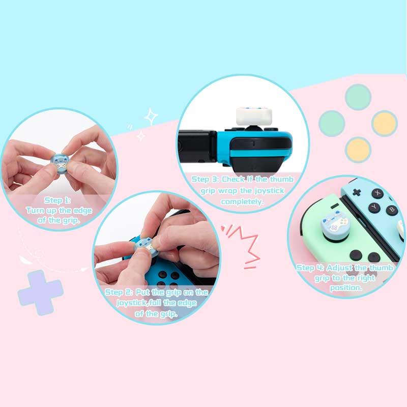 Cute Joycon Caps for Nintendo Switch