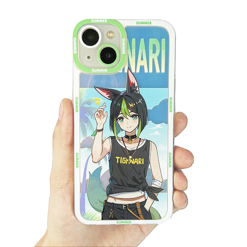 tighnari Summer Genshin Impact Phone Case Modern Genshin Fanart Beach