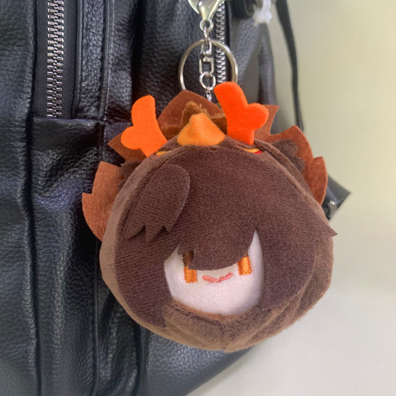 zhongli rex lapis Genshin Impact Plush Keychain Cute Teyvat Animal Plushie